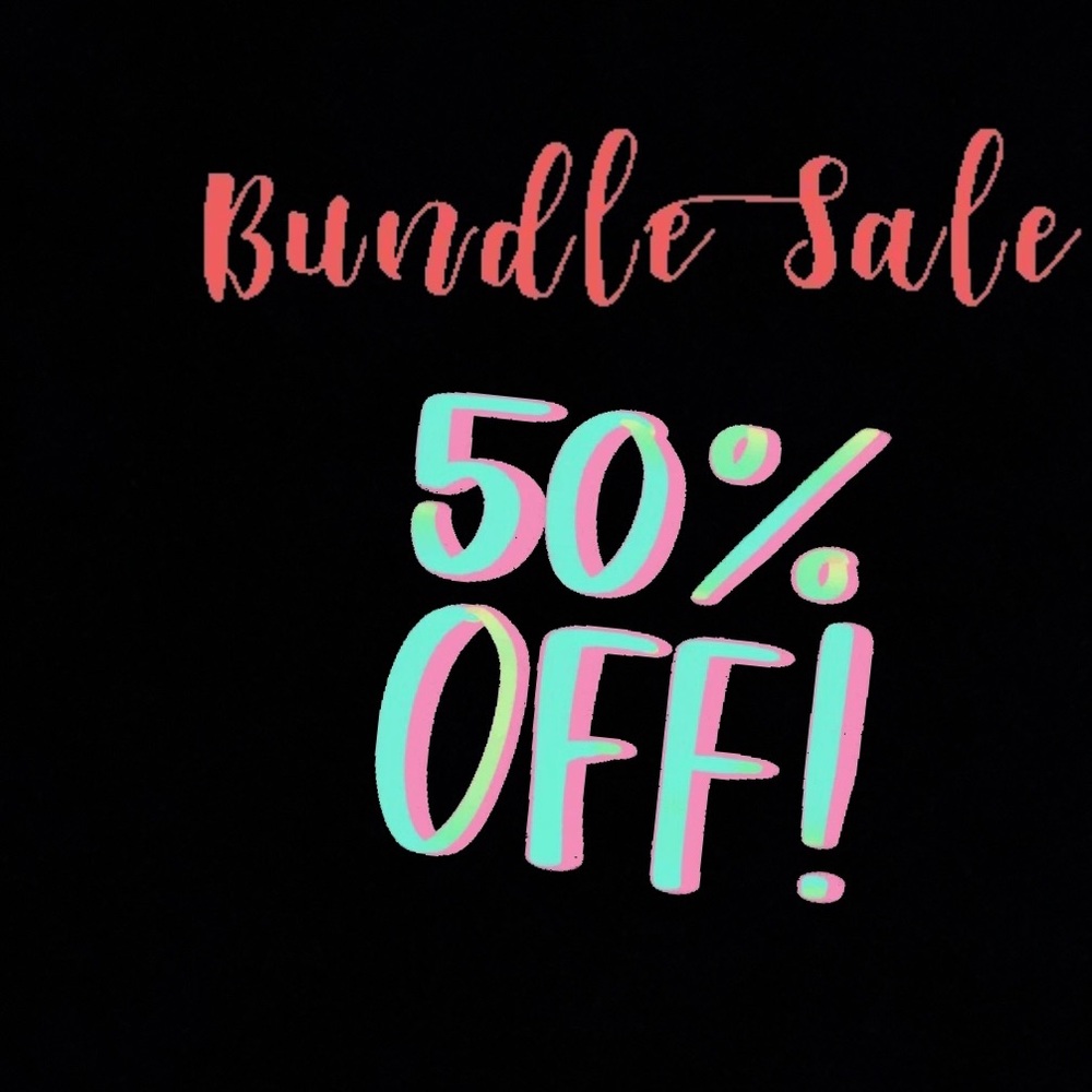 Bundle 2 or more and save 50%